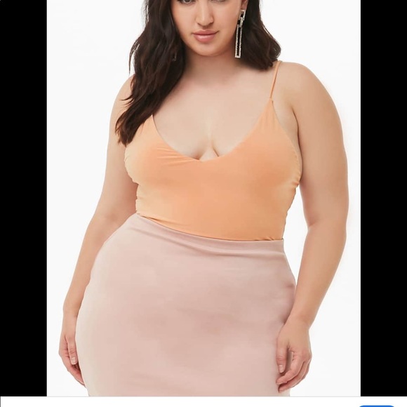 Plus size cami bodysuit - Picture 1 of 6